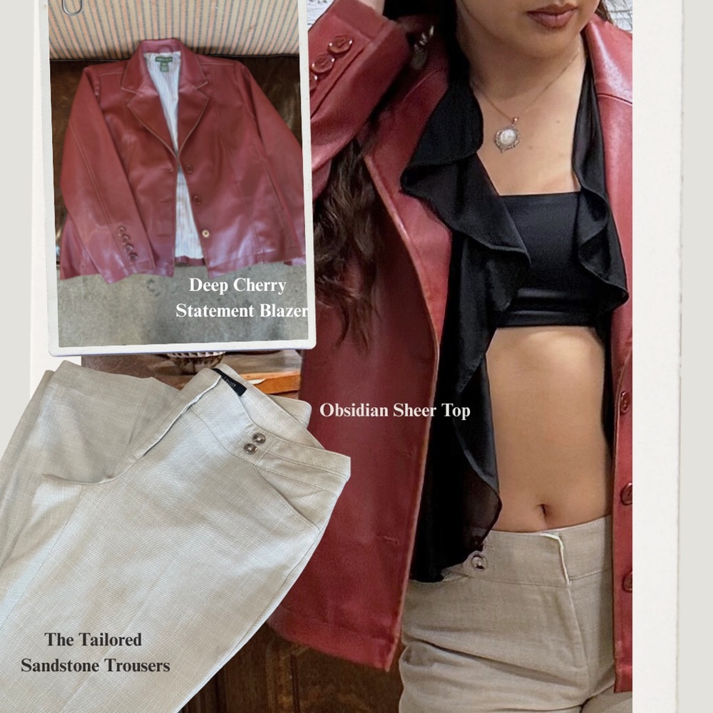 [FULL 3 PIECE SET] The Sculpt Edit // Metal n Metal Leather Suite